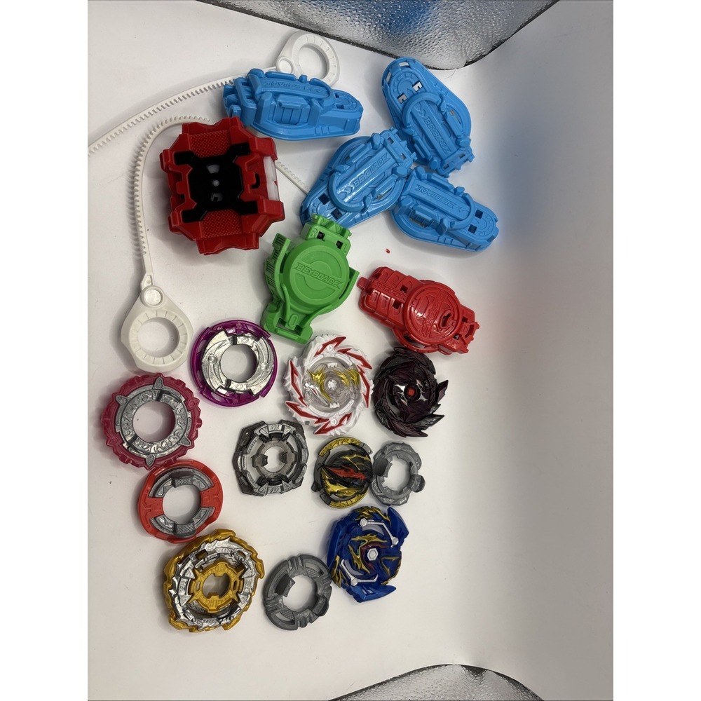 Vintage Beyblade Burst Mixed Lot Launchers, Ripcords & Parts  Takara Tomy Hasbro